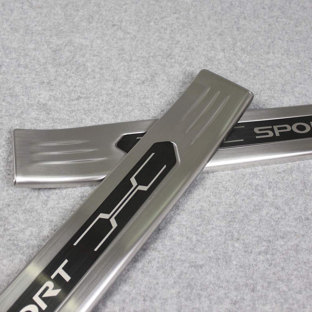 RUIQ Toyota New RAV4 5th Generation XA50 Series Interior Stainless Steel Step Garnish Side Step Garnish Exterior Designed Exclusively for TOYOTA RAV4