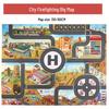 Grenzüberschreitende Kinder-Spielzeug-Parkplatzkarte mit Verkehrsautos - Englische Ausgabe