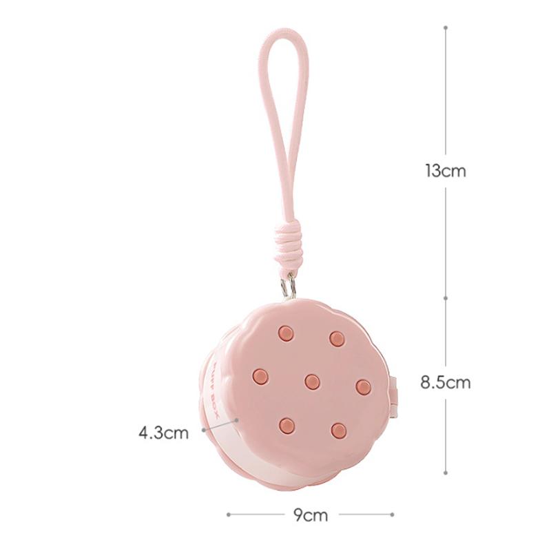 Double-Layer Portable Powder Puff Storage Box, Dry And Wet Powder Puff Breathable Box, Dust-Proof And Ventilated Jewelry Box