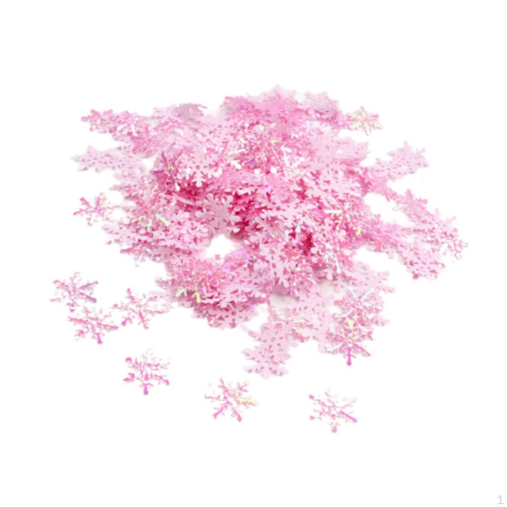 Snowflake Confetti, Table Decorations, Practical Christmas Decorations Ornaments for Party