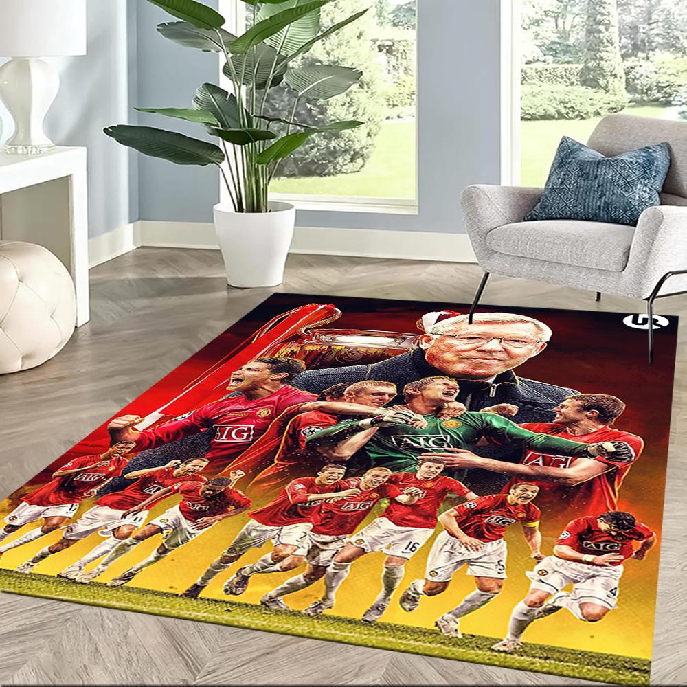 Manchester Floor Mat Perfect For Dormitory Balcony Outdoor Game Room Antislip Rug Anime Office Decor Perfect Birthdaychristmas Gift Idea