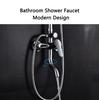 Household Bathroom Shower Faucet 3 Modes Cold Hot Mixer Tap Bathtub Faucet Shower Accessories Wall Mounted Mixer Valve