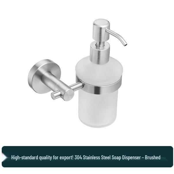 Stainless Steel Bathroom Towel Rack Set with Mirror Shelf & Nail-Free Installation