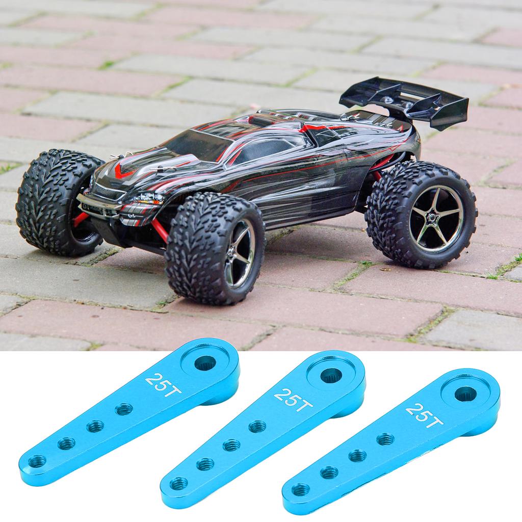 3pcs RC 25T Steering Servo Arm Standard   37mm Celsius 1.46in Length 1Celsius10 RC 25T Steering Arm