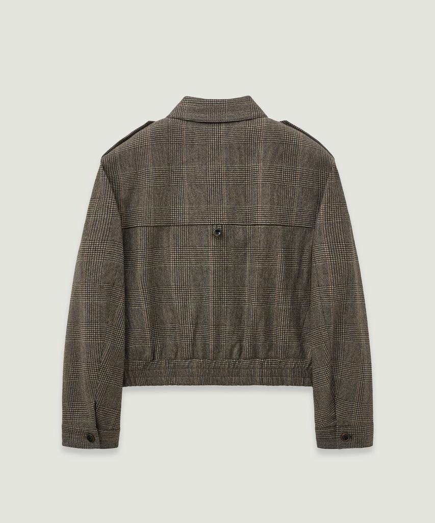 Lmood Romano Wool Flannel Jacket Glen Check