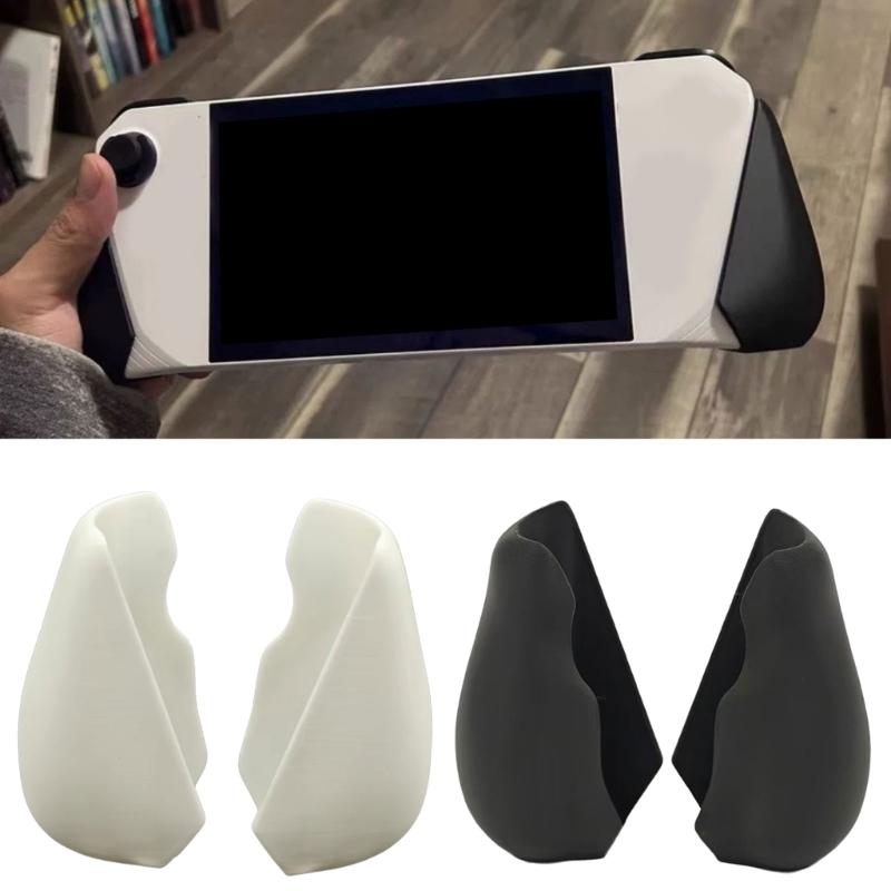 2 Peças Capa de Pegada de Plástico para Console de Jogo ROG Manopla Ergonômica Concha Protetora Protetor de Pegada de Gamepad à Prova de Choque