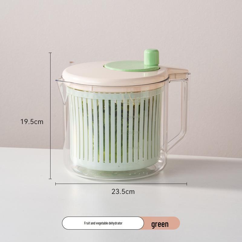 Food-Grade Manual Vegetable Dehydrator & Salad Spinner