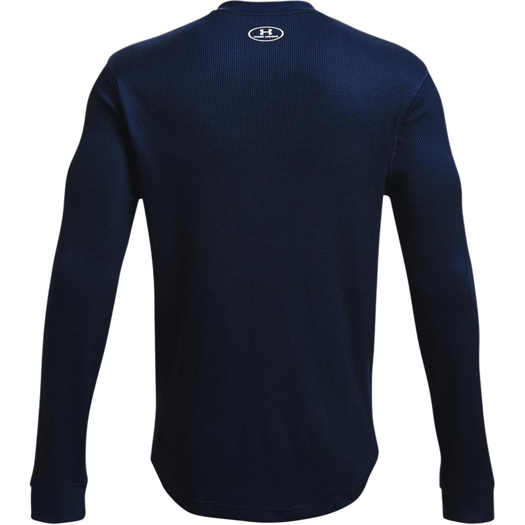 Under Armour Casual Training Retro Football Sports Long Sleeve T-Shirt Men Tops Dark-Blue 1302356-408