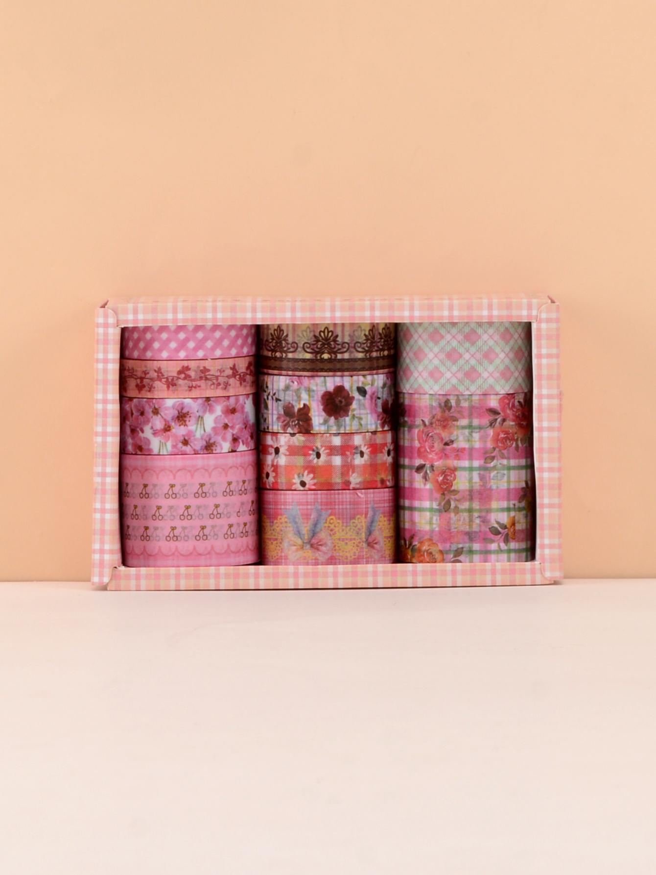 

10 Rolls/Box, Of Various Styles Of Washi Tape, Masking Tape For Art Design And Diy Handicrafts, School Supplies, Birthday Gifts