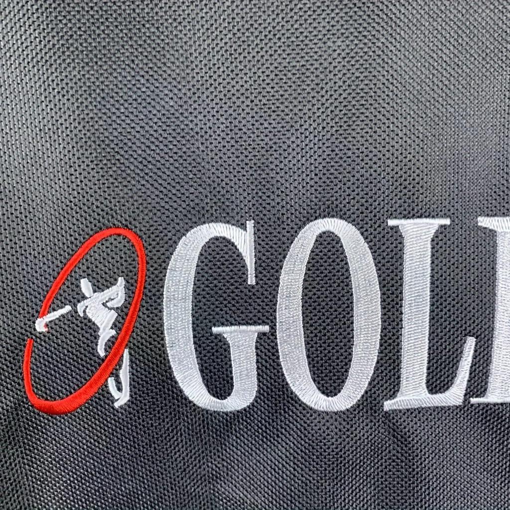 Golf Club Cover Backpack Golf Travel Cover with Casters and Removable Shoulder Strap Perfect for Outdoor Activities and Sports Black Golf Travel Cover