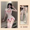 Sex Underwear Passion One-piece Nurse Uniform Women's Hot Perspective Mesh Uniform Hollow Temptation Sexy Suit