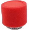 2Pcs 44mm 45mm 1.77inch Red Double Foam Pod Performance Filter for 50cc-90cc 110cc 125cc 140cc 150cc 200cc 250cc GY6 ATV Scooter Quad Go Kart Moped