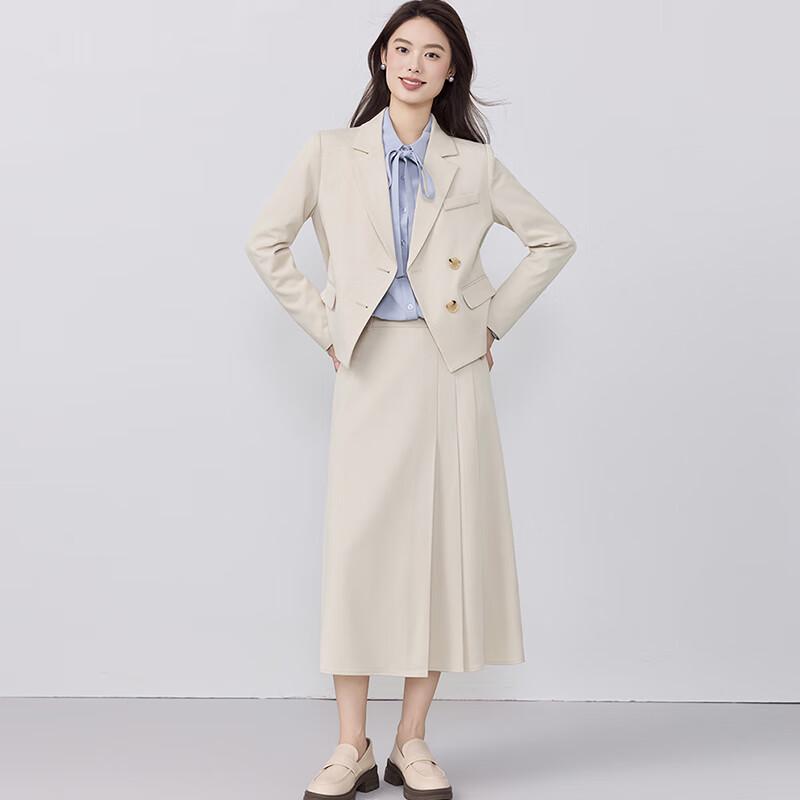 Women's Professional Blazer and Skirt Set