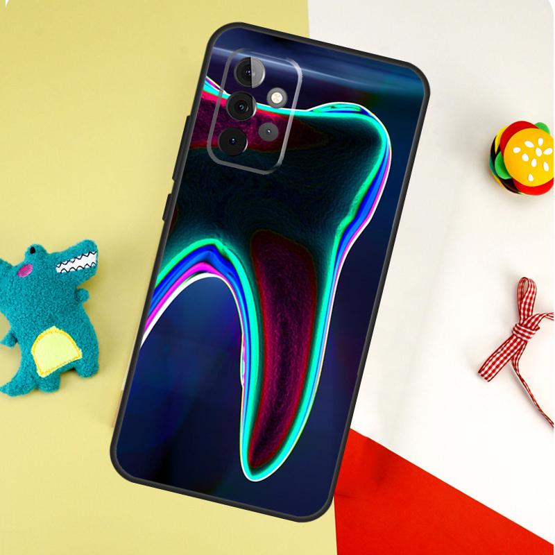 Dentist Dental Dent Tooth For Samsung Galaxy A54 A34 A14 A55 A35 A15 A53 A33 A13 A05 A06 A16 A22 A32 A52 Phone Case