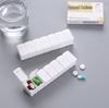 Creative Braille 7-Compartment Pill Box - Portable Weekly Medication Organizer