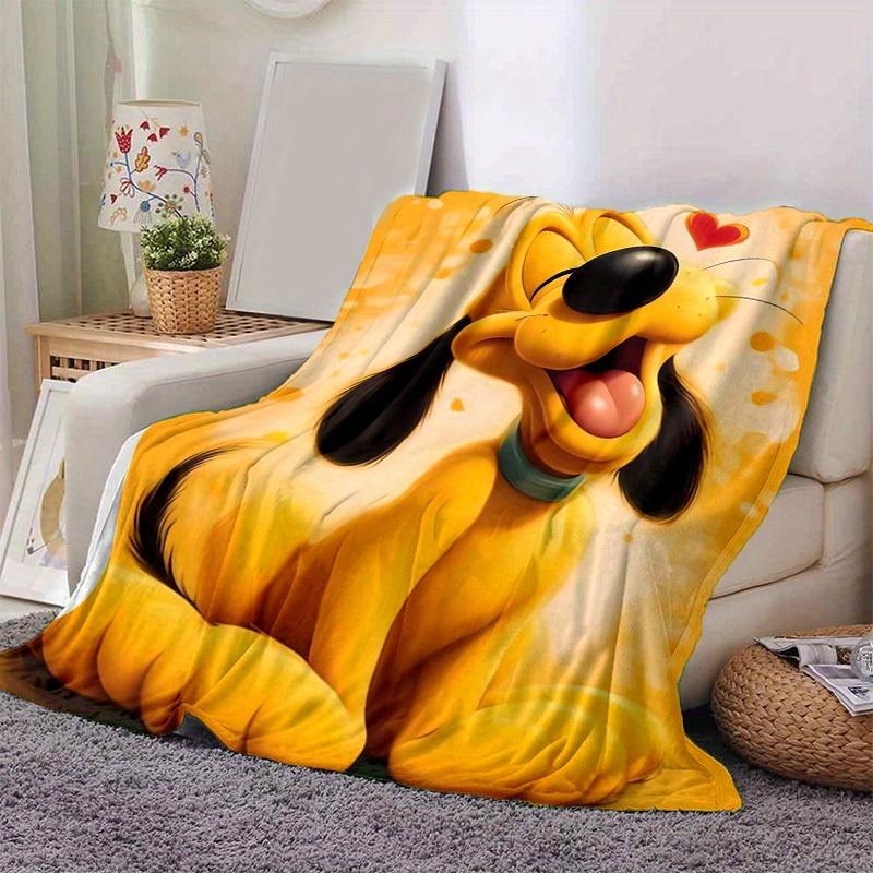 

1pc, Pluto Throw Blanket Cute Cartoon Dog Gift for Friends, Soft Blanket for Couch, Bed, Car, Travel, Camping, Office Nap, Home Decor 80cmx120cm