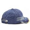 Men Women Adjustable WASHED DENIM Baseball Hats Embroidery Baseball Caps Sunscreen Hats Distressed Faded Cap