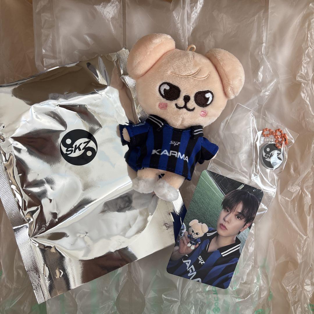 

[Б/У] straykids KARMA Плюшевая игрушка Сынмин с торговой карточкой