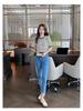 Ice Silk Short-Sleeve Knit Striped T-Shirt for Women, Plus Size Korean Style Summer Chic Top