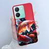For Vivo Y27s Case Vivo Y36 Russian Cover Beautiful Butterfly Flower Girls Design Bumper Shell For Vivo V2247 V2322 Back Housing