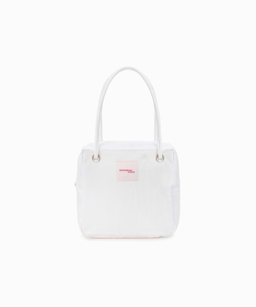 Moonsun M.C 2-Way Eyelet-Strap Mini Bag / Ivory