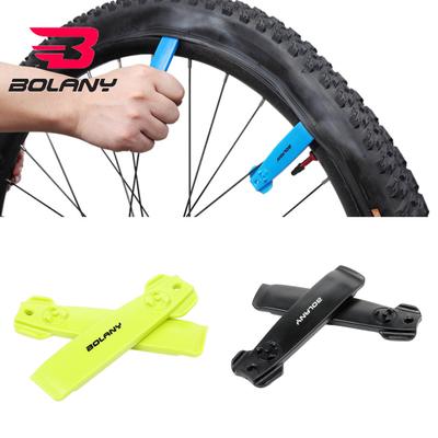 BOLANY 2 stuks hoge hardheid fietsbandenlichter vooraan gebogen platte mond niet gemakkelijk te breken accessoires bandverwijderingshulpmiddel voor onderhoud