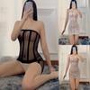 Basic Beach Dress Bobydoll Women Bobydoll See Through
