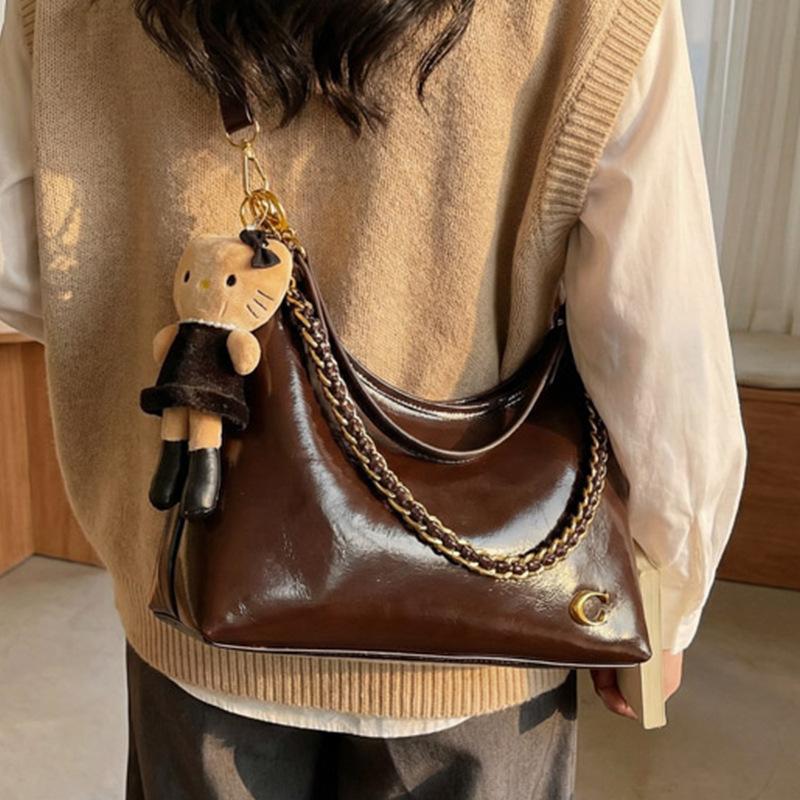 Wysokiej klasy Torba Retro, Mała Torba na Ramię dla Dojeżdżających, Mała Torba Crossbody dla Dojeżdżających, Mała Kwadratowa Torba