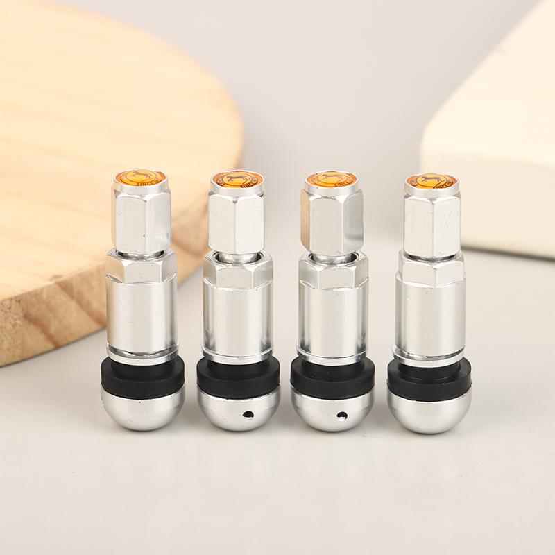 4 Buc. Aliaj Aluminiu Mașină Tubeless Roată Anvelopă Valvă Durabilă Profesională Accesorii Anvelopă Auto Tijă Fund Rotund Capac Hexagonal Mașină