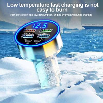 PD USB Type C USB Phone Adapter Car Charger Fast Charging 66W  In Car For iPhone 13 Pro Xiaomi Huawei Samsung Car Quick Charger