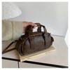 Maillard-Boston feminine bag  retro motorcycle bag  versatile mini bag  crossbody manual bag
