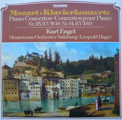 LP Record WOLFGANG AMADEUS MOZART  DAS MOZAR  Klavierkonzerte. Piano Concertos. C 641925 Telefunken 1975 Germany Classical Used