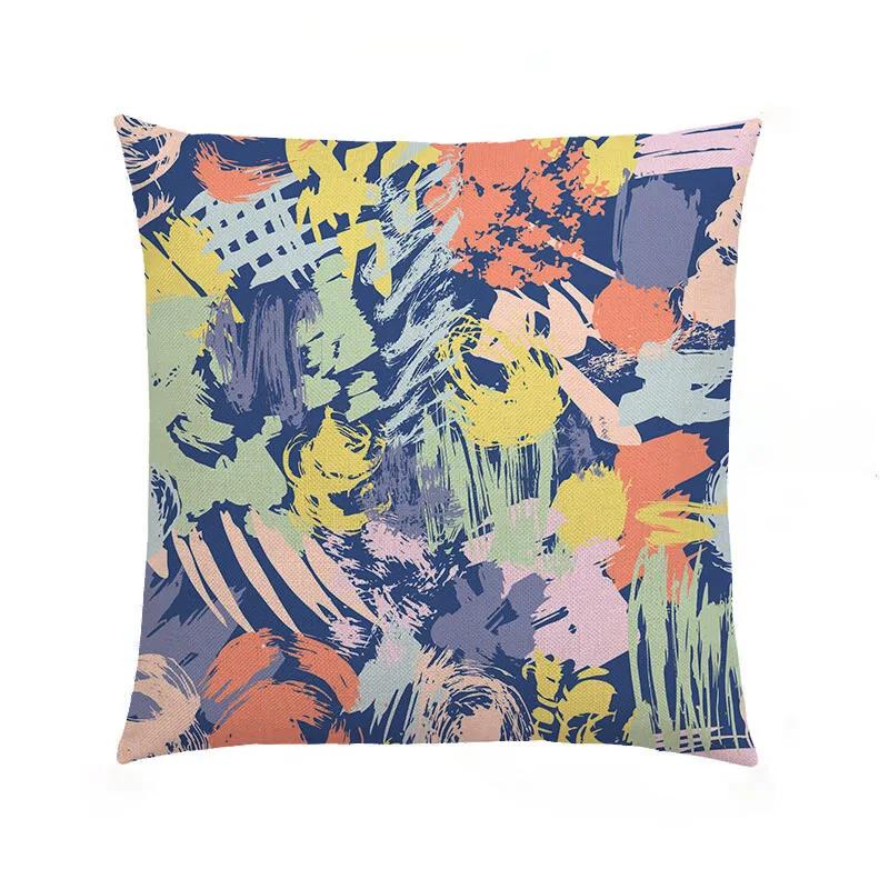 

Вечеринка Диван Сад Дом Наволочка Абстрактное Граффити Мандала Красочное Искусство Хип-Хоп 40x40cm