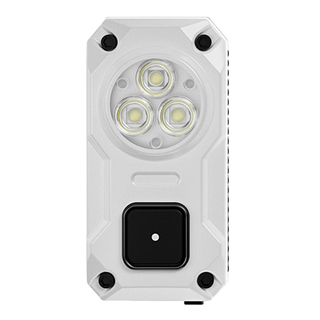 Hands-Free Magnetic Small Pocket Light 1200mAh Type-C Rechargeable Portable Mini Clip-on Flashlight for Outdoor Camping Walking