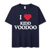 I Love Kidd Voodoo Album Tour 2025 Pattern Tshirt Summer Mens Women Hiphop Classic Pure Cotton Hot Sale Pop Tshirt Teenagers