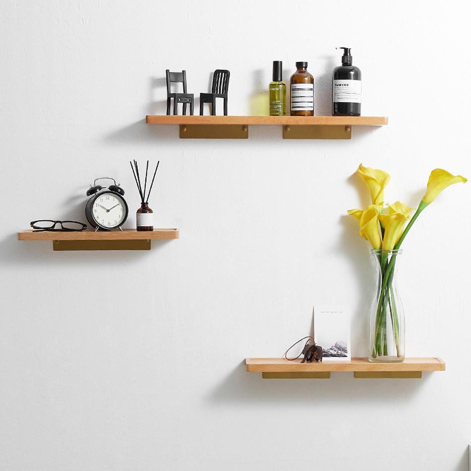 Ξύλινο Ράφι Μπάνιου Χρυσό Τοίχου Ορθογώνιο Κουζίνας Αλουμίνιο Οξιά Μπάνιου Ντους Σαμπουάν Σαπούνι Ράφι Αποθήκευσης Θήκη Μαύρο Λευκό