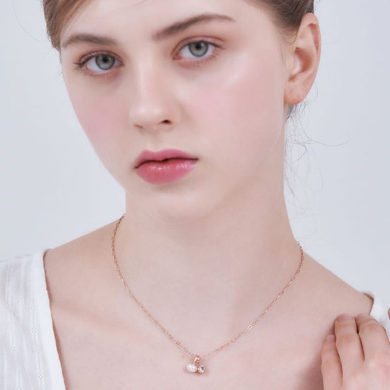 ELLE Jewelry Natural Freshwater Pearl Necklace ELBRNN229