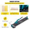 31 Inch Tile Cutter Single Rail Manual Tile Cutter 3/5 In Cap w/Precise Laser Positioning Manual Tile Cutter Tools for Precision Cutting