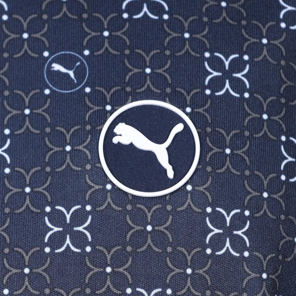 Golf Shirt GOLF Pure Monogram Deep Sky [PUMA] Polo/626275 Men's Navy/Slate