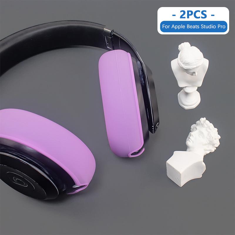 1 Paio di Copri Padiglioni Impermeabili per Cuffie Per Beats Studio Pro Morbido Gel di Silice Custodia Protettiva Resistente allo Sporco Antipolvere