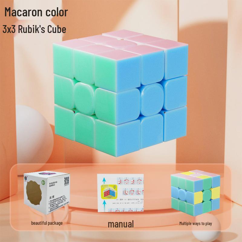 24/36/48/60/72-section Ever-changing Magic Cube Shape Ruler for Kindergarten
