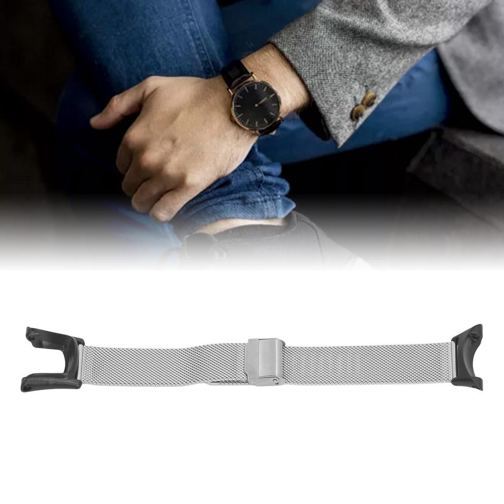 Watch Band Strap Replacement for Ambit 3 Sport 3 Run Stainless Steel Mesh   Wristband with 2pcs Screwdriver