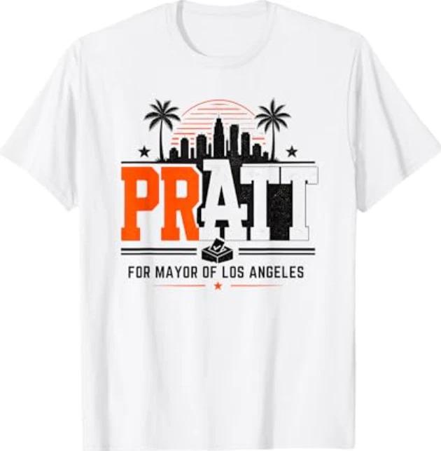 Pratt for Mayor of Los Angeles T-Shirt 3XL