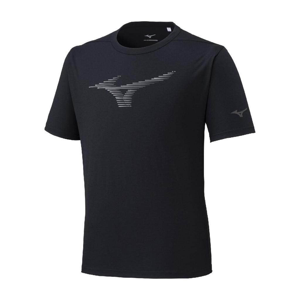 Training Stretch Soft Dry UV Black X XL Wear, T-shirt, Sweat-wicking, Quick-drying, Protection, 32MAD026, Men's, Gray,