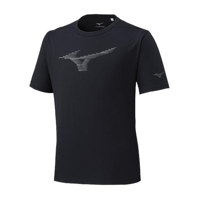 Training Stretch Soft Dry UV Black X Size L Wear, T-shirt, Sweat-wicking, Quick-drying, Protection, 32MAD026, Men's, Gray,