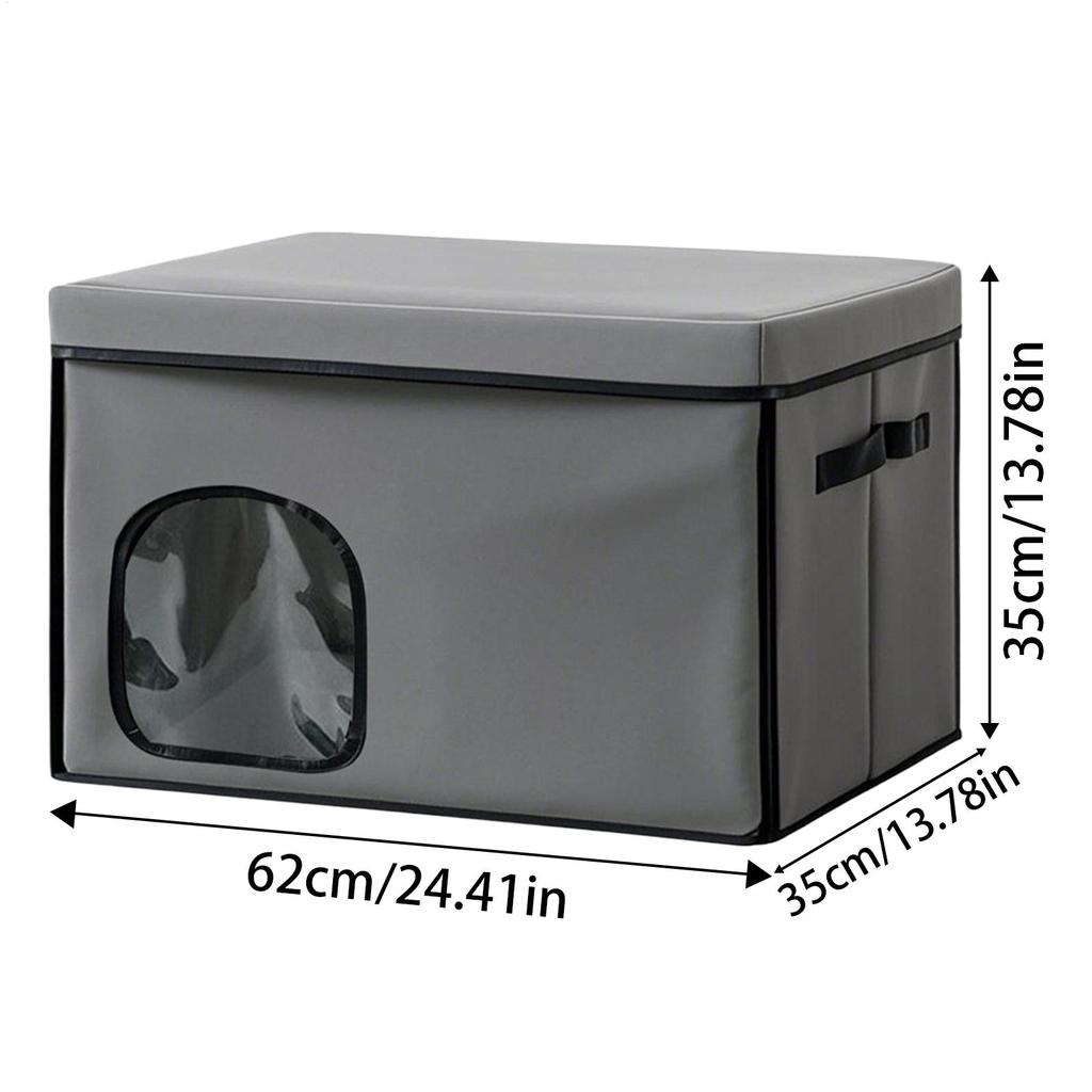 Cooling Cat House Foldable Cat Air Conditioning House Cold Sleeping Enclosure Pet Supply for Outdoor Balcony Apartment Bedroom