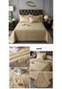 All-Season Solid Color Quilted Bedding Set with Duvet Insert and Cotton Padding