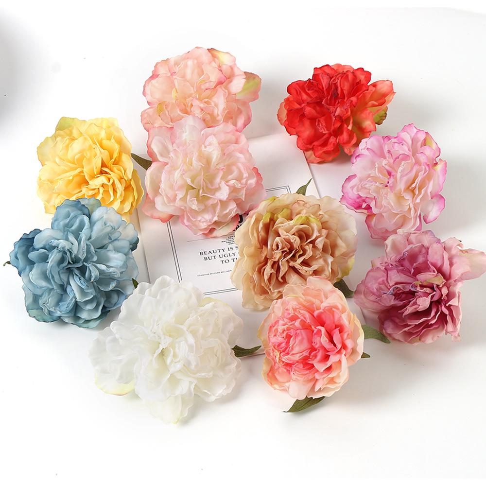 Diadema in Seta a Forma di Peonia in Stile Antico per Hanfu Fai da Te