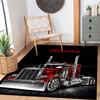 Truck Racing1 Customize your name rug, office chair cushion, home bedroom living room gift.