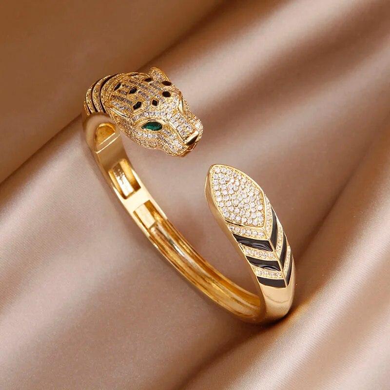 Classical Full Crystal Cubic Zircon Bangles&Bracelet Wide Wedding Bridal Bracelet Ins Fashion Brand Jewelry Open Bracelet